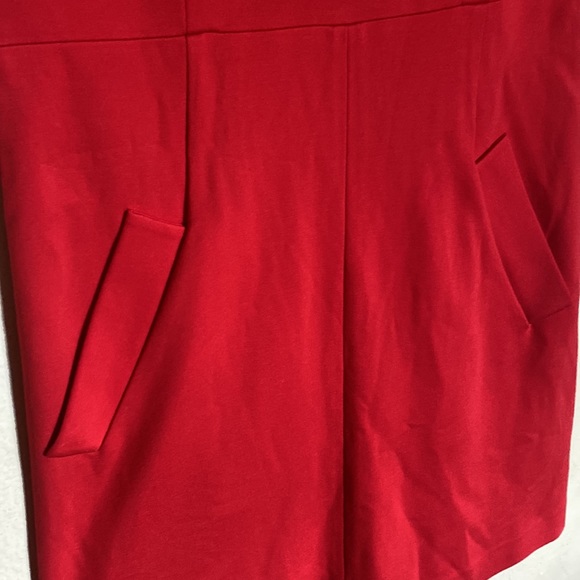 Diane Von Furtstenberg Red Shift Dress - Picture 4 of 7